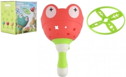 Juguete de acción Rana con hélices lanzables
