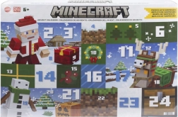 calendario de Adviento de Minecraft 2024 con figuras y accesorios