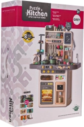 Cocina infantil con luz y sonidos, 87 piezas