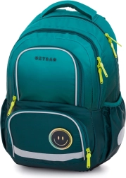 Mochila escolar Oxybag OXY NEXT Stickers, turquesa