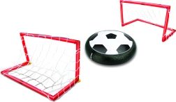 Fútbol aéreo con efectos de luz y porterías 18 × 18 cm