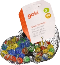 Canicas de vidrio Ojo de gato 50 uds