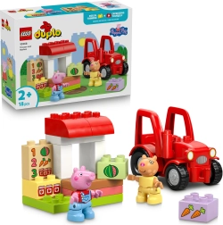 LEGO DUPLO Peppa Pig: tractor y mercado