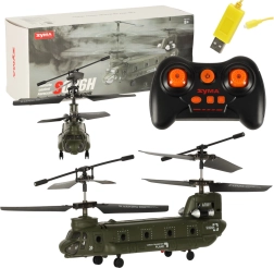 Helicóptero RC militar SYMA S026H-1 con Wi‑Fi, 2,4 GHz