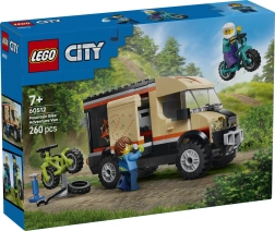 Furgoneta LEGO City con bicicletas de montaña
