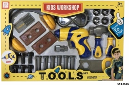 Set de herramientas infantil con luz, 27 piezas