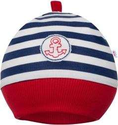 Gorrito de algodón para bebé New Baby Marine 6–9 meses