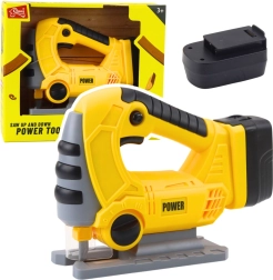 Sierra de calar infantil a batería con luces y sonidos – amarilla