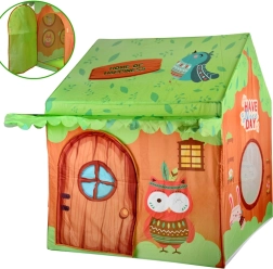 Colorida casita de juegos infantil Amigos del Bosque con bolsa