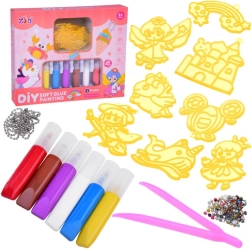 Set creativo para hacer colgantes DIY – plantillas y pinturas