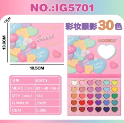 Mega set de maquillaje de corazoncitos para niños