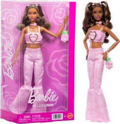 barbie deluxe style vaquero rosa – muñeca de moda con accesorios