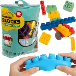 Iso Trade cubos sensoriales blandos de goma en estuche (80 piezas)