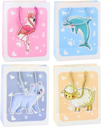 Bolsa de regalo animales 3D pastel