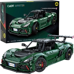 Set de construcción CaDA coche deportivo LOTUS Exige Cup 430 1:8, verde oscuro, 3730 piezas