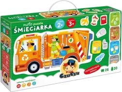 Puzzle Moto - Camión de basura 26 piezas