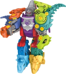 Juego atornillable de dinosaurios 5 en 1 – kit de robot