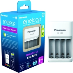 Cargador ENELOOP Smart & Quick BQ-CC55 sin acumuladores