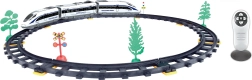 Tren RC con control remoto y vías de 62 × 62 cm