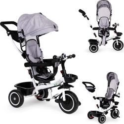 Triciclo con asiento giratorio 360° Gris ECOTOYS