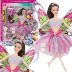 Muñeca Woopie Royal Emi – hada con alas de colores y globos