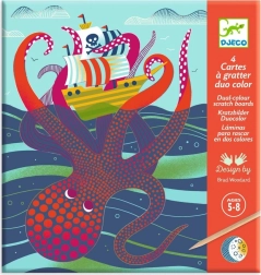 Djeco imágenes para rascar: En el mar