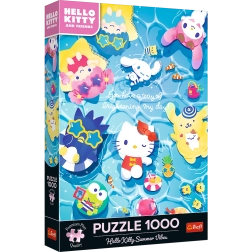Puzzle Hello Kitty en la Ola de Verano 1000 Piezas de Trefl