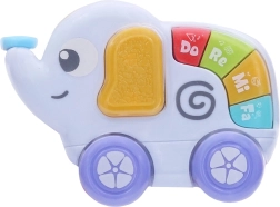 Elefante interactivo con pianito con efectos de luz y sonido