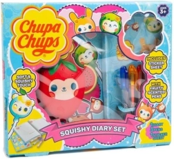 Chupa Chups set escolar Squishy – diario, bolígrafos de gel y pegatinas