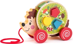Erizo de arrastre con encajable de animales del bosque