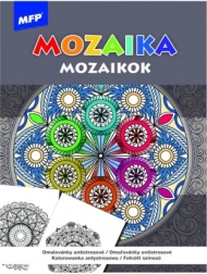 Libro para colorear antiestrés Mosaico 21x29 cm