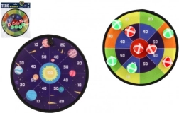 Diana de velcro de doble cara con pelotas