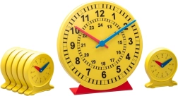 Relojes didácticos Wissner para toda la clase, juego de 25 piezas