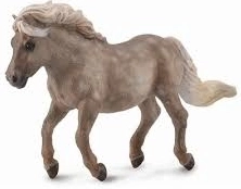 Collecta poni de Shetland plateado dapple figura