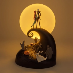 Pesadilla antes de Navidad luz panorámica diorama