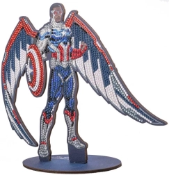 Pintura con diamantes XL Avengers: Falcon