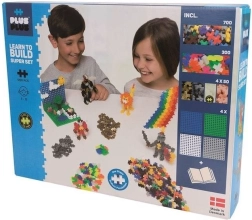 Juego de construcción PLUS-PLUS Mini Basic Neon – super set de 1200 piezas