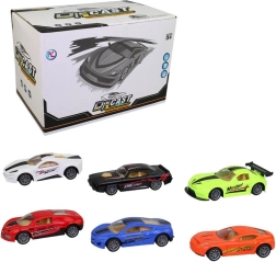 Coche metálico con retroceso para niños