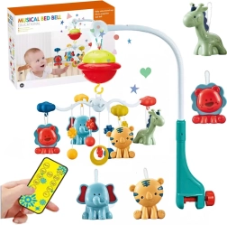 Móvil para cuna con proyector y mando a distancia