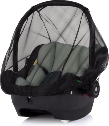 Mosquitera universal para silla de coche CHIPO LINO, negra