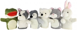 Marionetas de peluche de animales para niños mix - 1 ud.