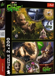 Puzle 2×200 piezas – I am Groot MARVEL Guardians