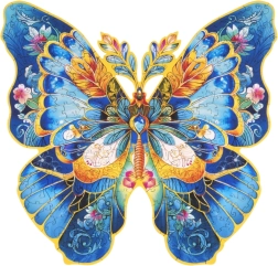 Puzle de madera Mariposa Morpho Helena