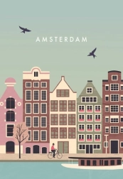 Puzle Ámsterdam de 99 piezas de Ravensburger