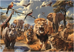 Educa puzzle animales salvajes 1000 piezas