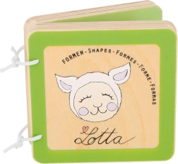 Libro de madera LOTTA: primeras formas para bebés