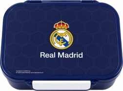 Fiambrera de tres compartimentos Real Madrid azul marino