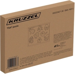 Kruzzel encajable magnético de madera de pesca “Peces”