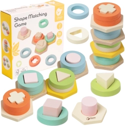 Torre Montessori para clasificar formas y colores CLASSIC WORLD