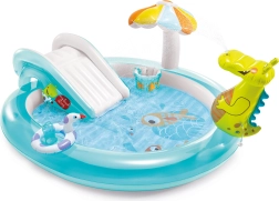 Piscina inflable infantil con tobogán INTEX